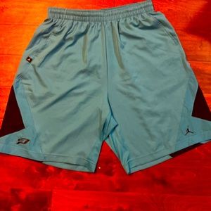 RETRO Jordan 13 CP3 2015 Teal Blue Shorts w/ Black Trim 2XL/XXL SU121001NAC NWT